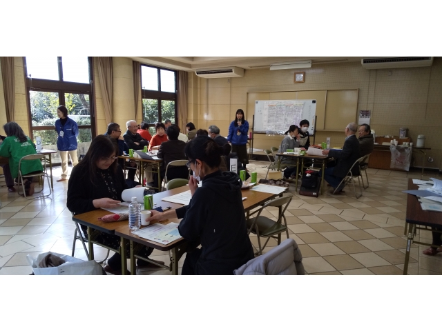 町内ごとで情報交換