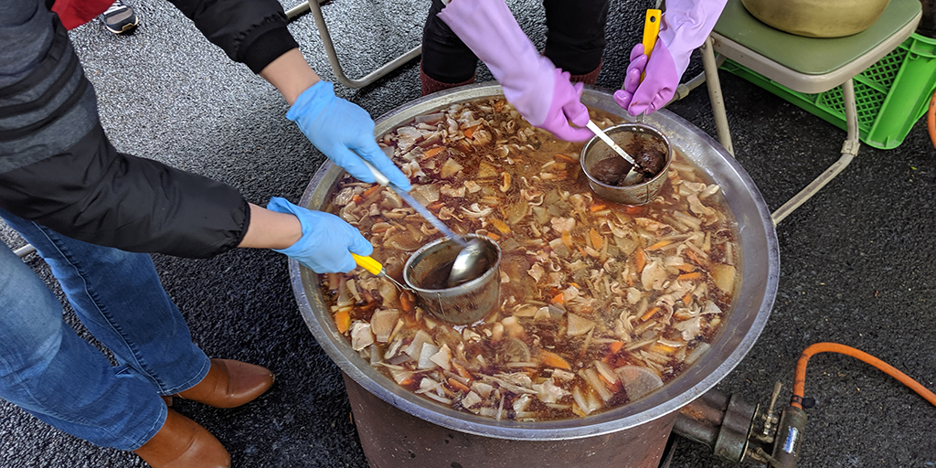 おいしかった豚汁